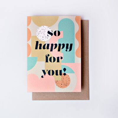 Oslo Happy for You Card