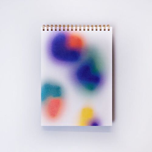 Gradient Wire Bound Notepad