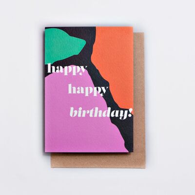 Riesige Rips-Geburtstagskarte