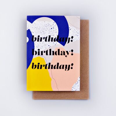 Tarjeta de cumpleaños de Estocolmo