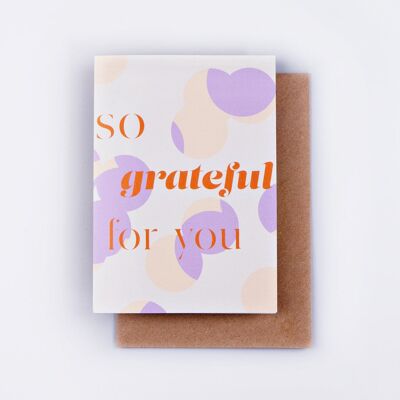 Grateful for You Card