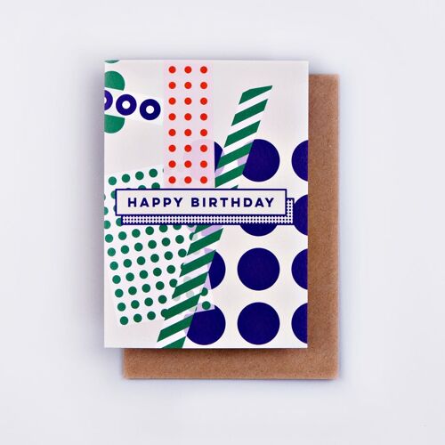 Ephemera Birthday Card