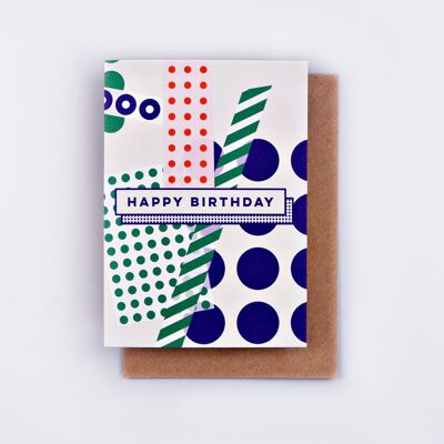 Ephemera-Geburtstagskarte