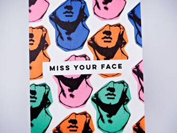 Carte Miss Your Face 3