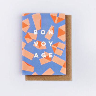 Bon Voyage Origami Card