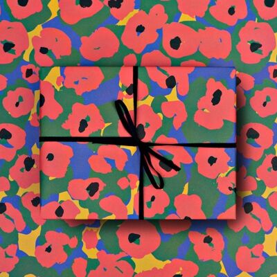 Painter Flower Gift Wrap