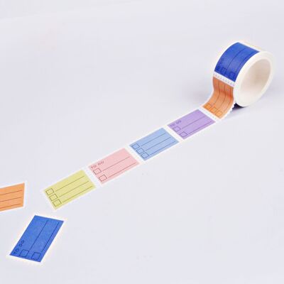 To Do Stamp Washi