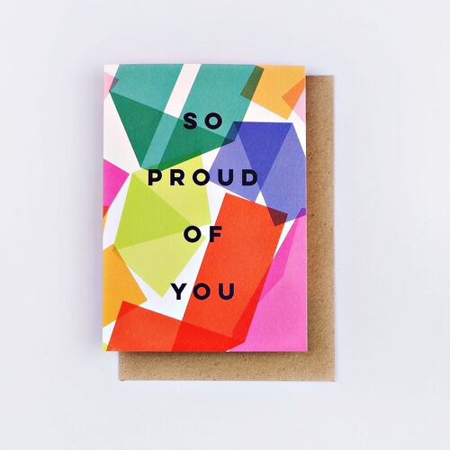 Origami Proud of You Card