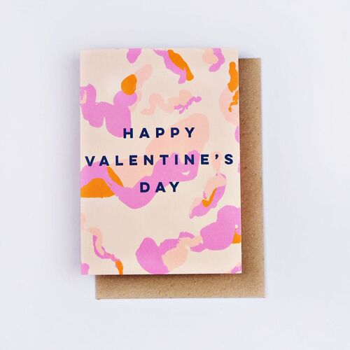 Inky Mix Valentine's Card