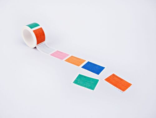 Primary Days of the Week To Do Stamp Washi Tape