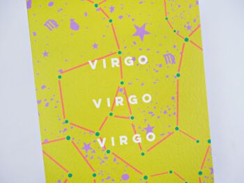 Carte d'anniversaire Cosmic Virgo Astro 3