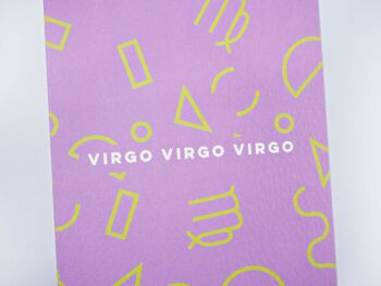 Carte d'anniversaire Memphis Virgo Astro 3