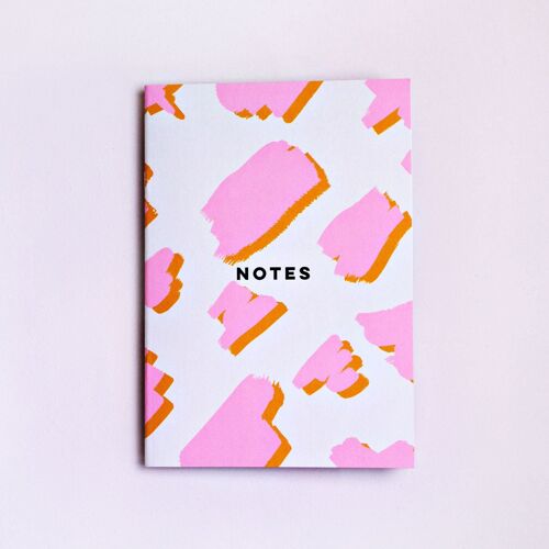 Pink Mustard Animal Slimline Notebook