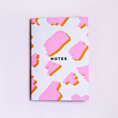 Pink Mustard Animal Slimline Notebook