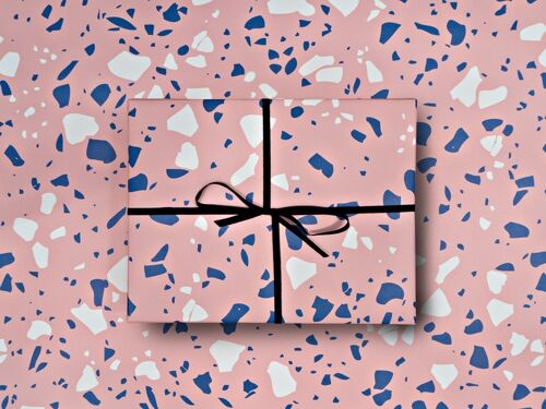 Pink Terrazzo Gift Wrap