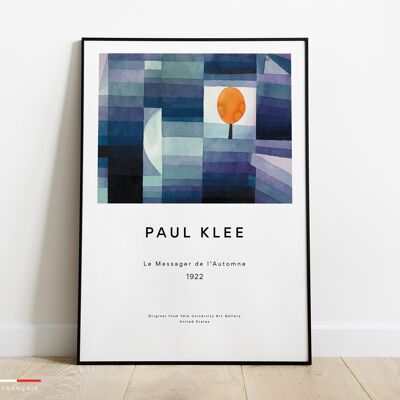 Affiche Le Messager de l'Automne - Poster tableau Paul Klee