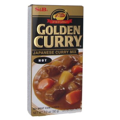 Goldenes Curry scharf-stark