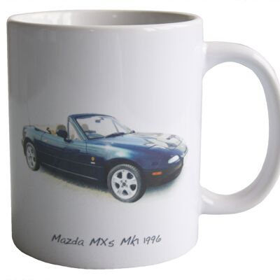 Mazda MX-5 Mk1 1996 - 11oz Ceramic Mug - Ideal Gift for the Sports Car Enthusiast