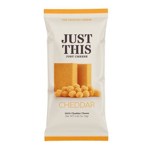 Just This Snack de Queso Cheddar Deshidratado 12g