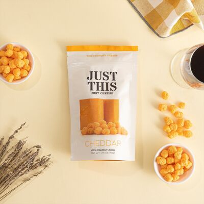 Just This Dehydrated Cheddar Cheese Snack 50g