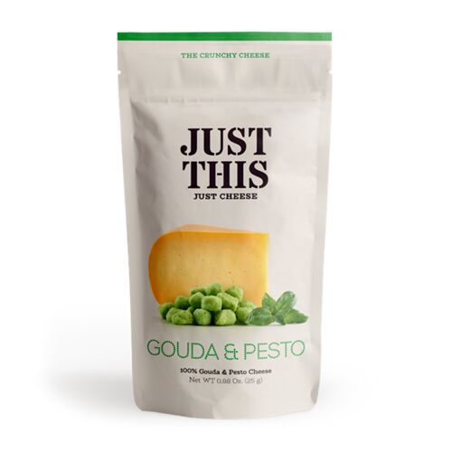 Just This Snack de Queso Gouda-Pesto Deshidratado 25g