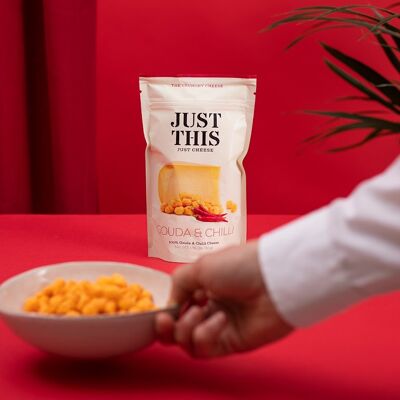 Just This Dehydrated Gouda-Chilli Cheese Snack 25gr