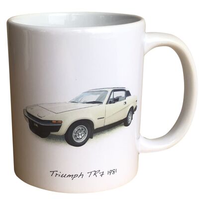 Triumph TR7 1981 - 11oz Ceramic Mug - Ideal Gift for the Sports Car Enthusiast