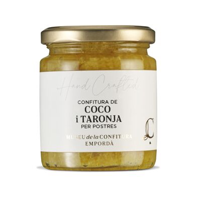 Confiture de noix de coco et d'orange