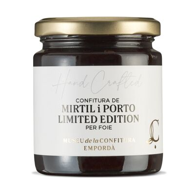 Marmellata di mirtilli rossi e porto