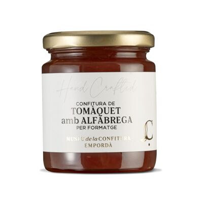 Confiture de tomates et basilic