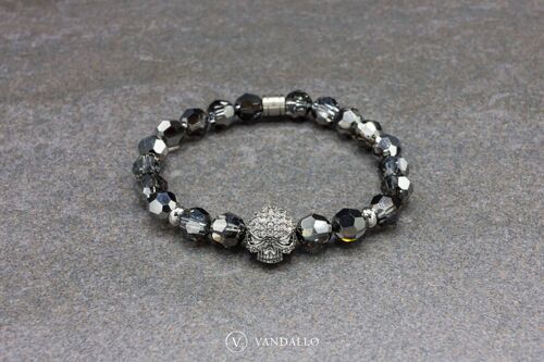 Pulsera Vandal Skull Silver