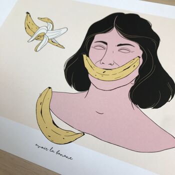Affiche A4  - Avoir la banane 3