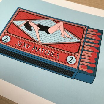 Affiche A4  - Sexy matches 3