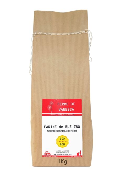 FARINE DE BLE T80 - 1kg