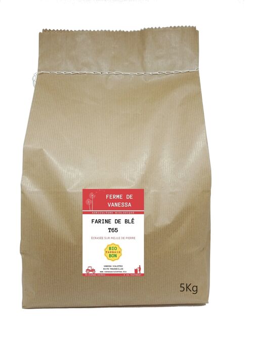 FARINE DE BLE T65 - Grand Format - 5kg