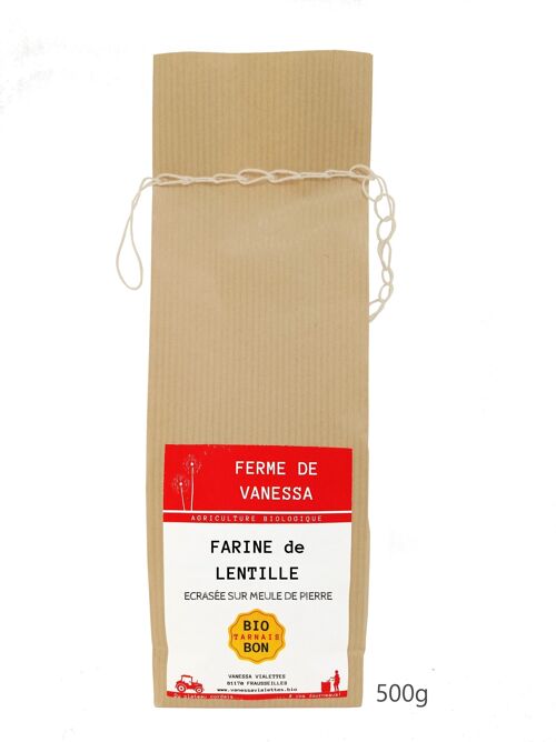 FARINE DE LENTILLES - 500g