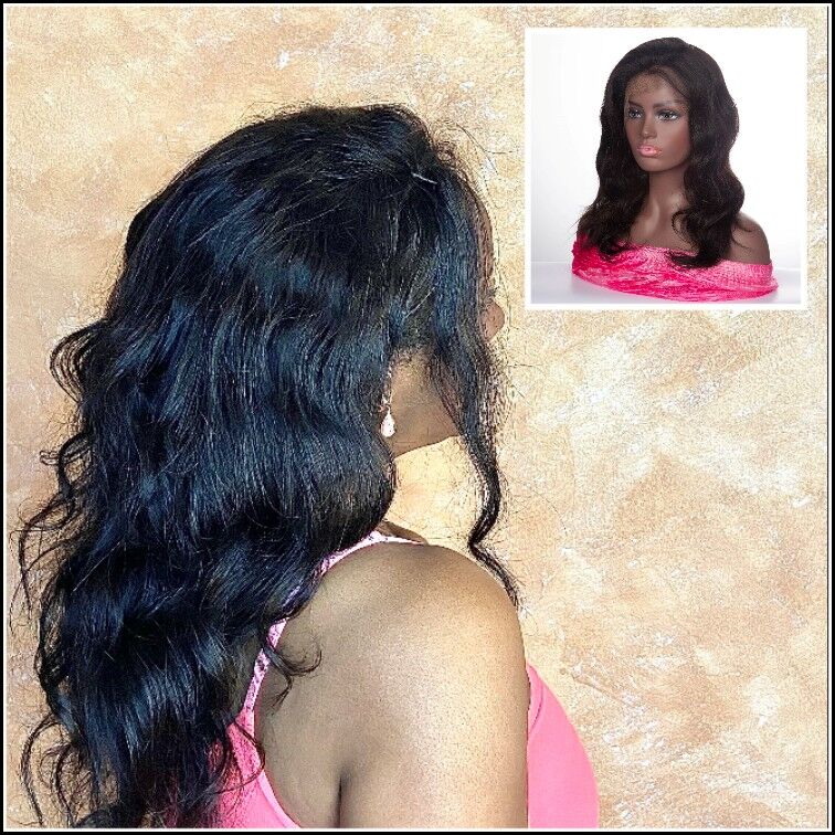 Perruque pleine dentelle | Keira | Ondes lumineuses | Cheveux humains