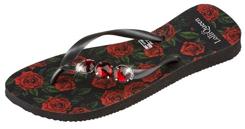 Red Roses Flip flops