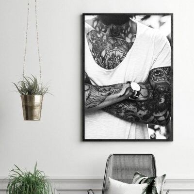 Poster, Tattoo arms - 18x24 cm