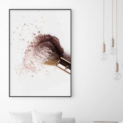 Poster, Makeup Brush - 18x24 cm