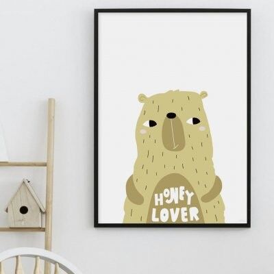 Poster, Honey Lover - 18x24 cm