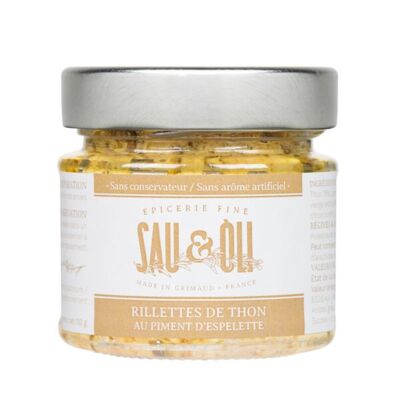 RILLETTES DE THON AU PIMENT D'ESPELETTE