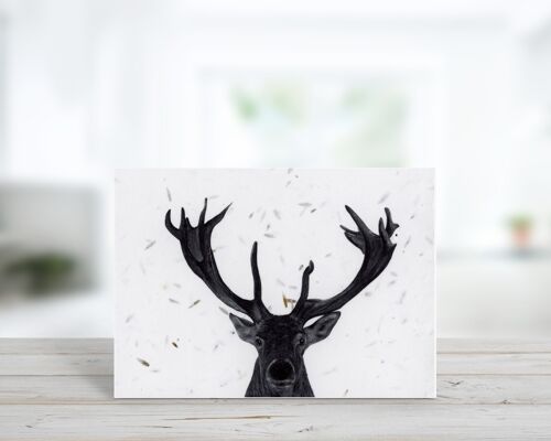 Polaris the Stag Plantable SeededEco Greeting Card