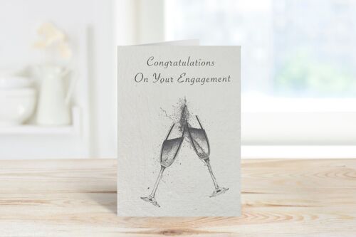 Congratulations on Your Engagement Plantable Seeded Eco GreetingCard