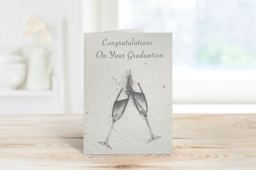 Congratulations On Your Graduation Plantable Seeded Eco Card