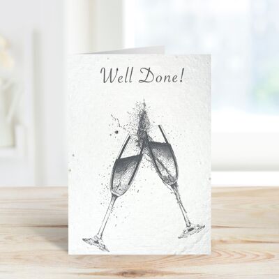 Well Done Plantable Seeded Eco Card