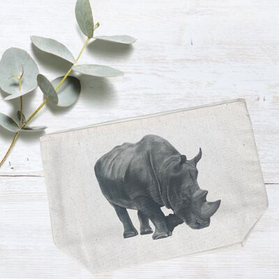 Situla the Rhino Lined Cotton Pouch bag
