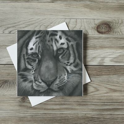 Hercules the Tiger Greeting Card - Single Card