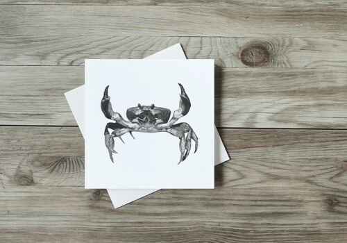 Sarin the Crab Greeting Card - Single Card