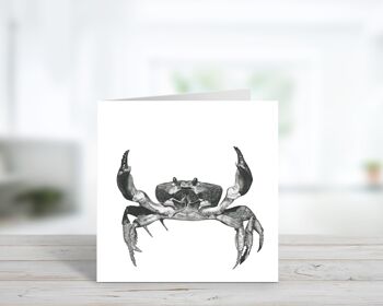Carte de vœux Sarin le crabe - Carte unique 2